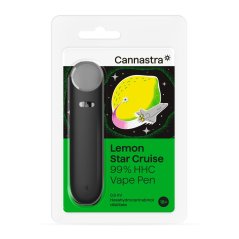 Cannastra HHC ベイプペン レモンスタークルーズ、99% HHC、0.5ml