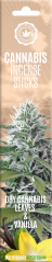 Bâtonnets d'encens Cannabis Cannabis Sec & Vanille - Carton (6 paquets)