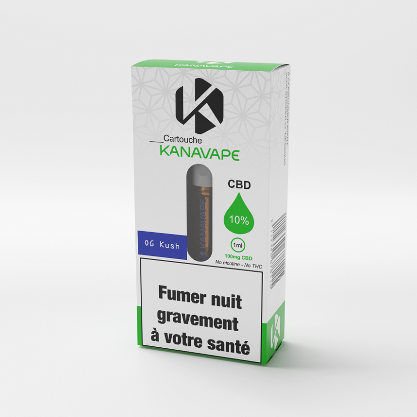 Cartouche Kanavape OG Kush 10 % CBD, 1 ml, 100 mg