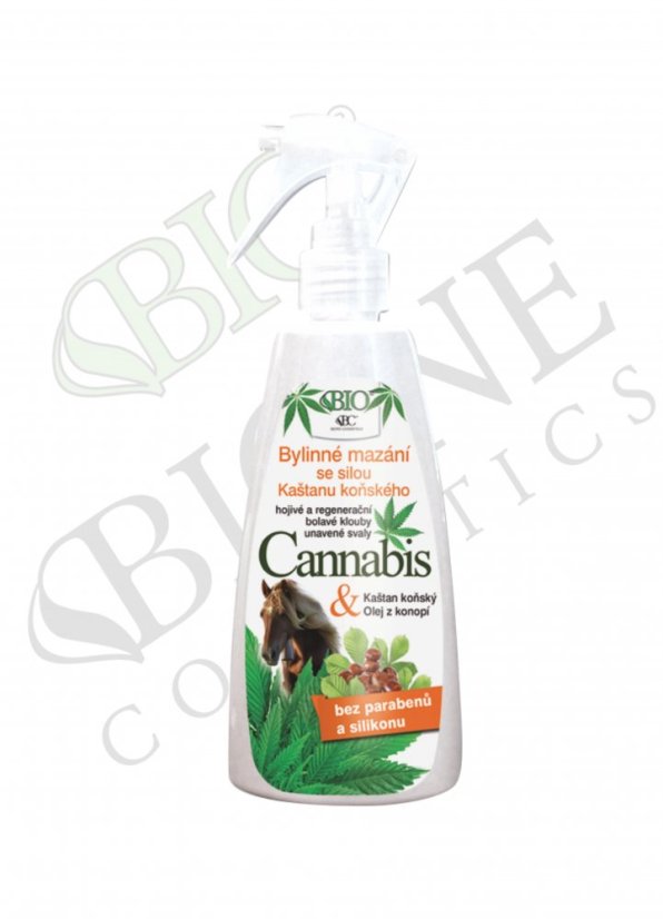 Bione Kruidensmeermiddel BIO CANNABIS met paardenkastanje 260 ml