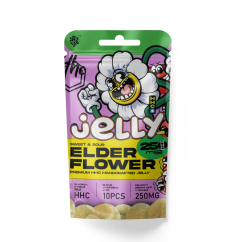 Czech CBD HHC Jelly Elderflower, 10 pcs x 25 mg, 250 mg