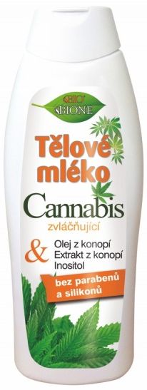 Bione Lotion tal-ġisem CANNABIS b'inositol 500 ml - pakkett ta' 6 biċċiet