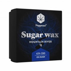 Happease Extrait Rivière de montagne Cire de sucre, 62% CBD, 1g