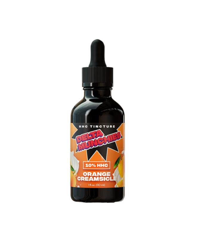 Delta Munchies HHC Tinctuur Oranje Crème, 10% HHC, 3000 mg/ml, 30 ml