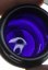 Miron Luftdichter Kosmetikbehälter aus violettem Glas, 100 ml