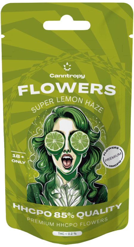Canntropy HHCPO Flower Super Lemon Haze, HHCPO kvalitāte 85%, 1 g - 100 g
