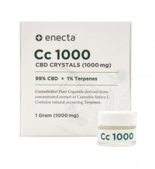 Enecta Cristalli di canapa CBD (99%), 1000 mg