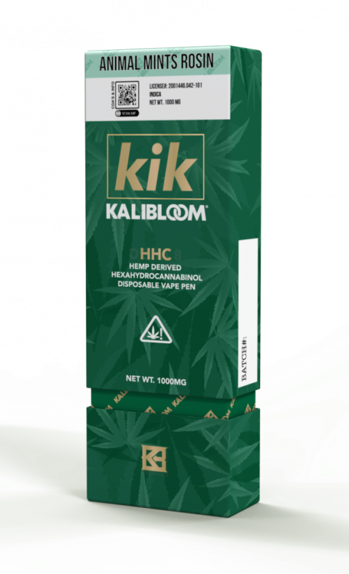 Kalibloom HHC damp Pen Dier Munten Rosin 90 %, 1000 mg HHC, 1 Jr