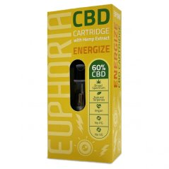 Euphoria Cartuș CBD Energize 300 mg, 0,5 ml
