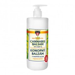 Palacio Cannabis Body Balsam med pumpe 500 ml - 6 stk pakke