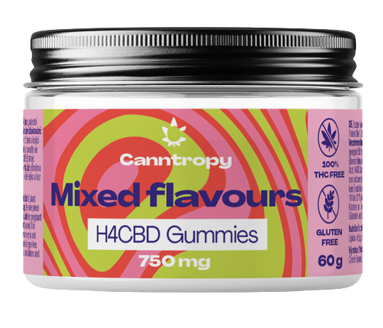 Canntropy H4CBD Fruit Gummies Flavour Mix, 30 Pcs X 25 Mg, 60 G