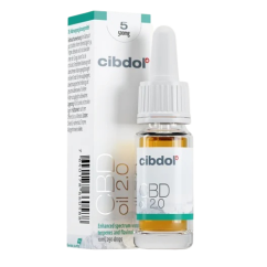 Cibdol CBD olja 2.0 5 %, 500 mg, 10 Jr