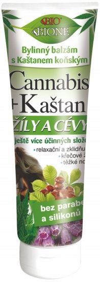 Bione Bylinný balzam s Gaštanom konským Žily a Cievy, 200 ml