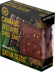Semillas de Cannabis Sativa Brownie Deluxe Packing (Sabor Sativa Medio) - Caja (24 paquetes)