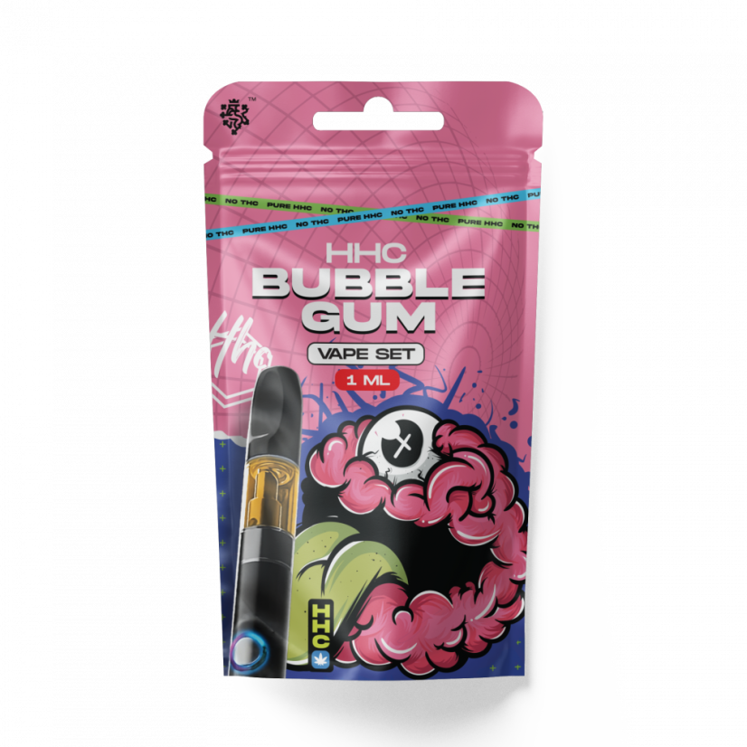 Czech CBD HHC Set Batéria + Cartridge Bubble Gum, 94 %, 1 ml