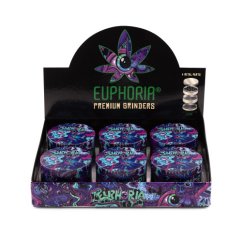 Euphoria Metal Grinders Psychedelic 63 mm - 4 parts - 6 pcs/BOX