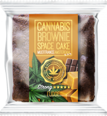 Cannabis Fudge Brownie (stærk sativa smag) - karton (24 pakker)