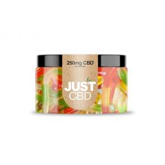 JustCBD Gummies Worms 250 mg - 3000 mg CBD