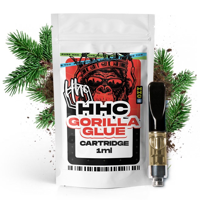 Czech CBD Cartucho HHC Pegamento de gorila, 94 %, 1 jr