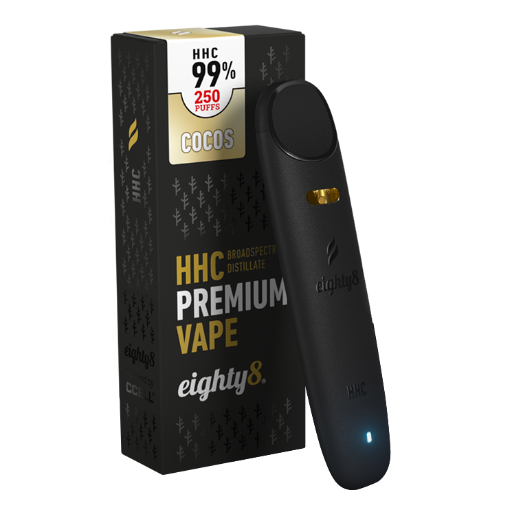 Eighty8 HHC · Vape Cocos, 99% HHC, 0,5 ml