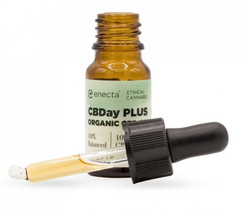 *Enecta CBDay Plus バランスド フルスペクトラム CBD オイル 10%、1000 mg、10 ml