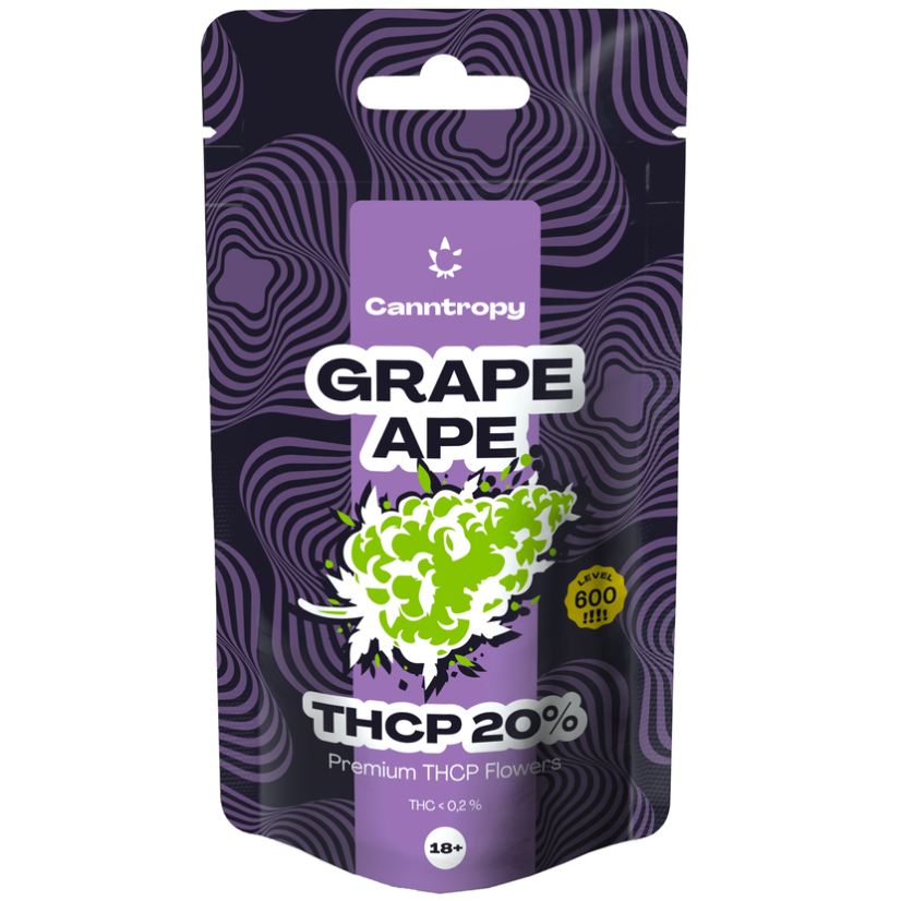 Canntropy THCP Flower Grape Ape, 20 % THCP, 1 g - 100 g