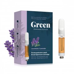 Wkład do inhalatora o szerokim spektrum działania Green Pharmaceutics - Lawenda, 500 mg CBD
