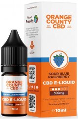 Orange County CBD Quả mâm xôi xanh chua E-Liquid, CBD 300 mg, 10 ml