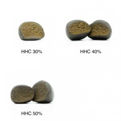 HHC Hash Sample set - HHC Hash 30%, HHC Hash 40%, HHC Hash 50% - 3 x 1 g