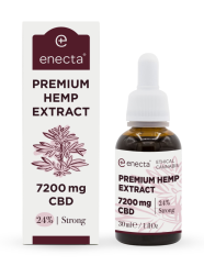 Enecta CBD Hemp Oil 24%, 7200 mg, 30 ml