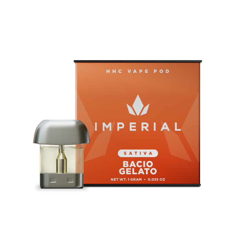 Imperial Vape Pod Bacia Gelato 1g HHC Κάτω από το σύστημα