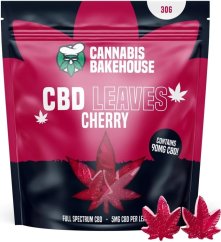 Cannabis Bakehouse - CBD Gummy Daun Ceri, 10 buah x 5mg CBD