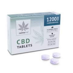 Cannaline Tabletki CBD z kompleksem B, 1200 mg CBD, 20 x 60 mg