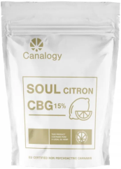 CanaPuff CBG Hanfblüte Soul Citron, CBG 15 %, 1 g - 100 g