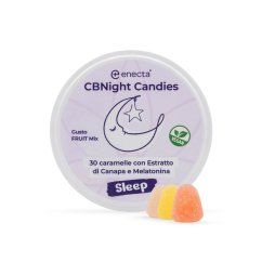 Enecta CBNight Gummies 30 tk, 150 mg CBD, 4,5 mg melatoniini, 60 g