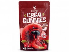 CanaPuff CBG9 Gummies surkirsebær, 5 stk x 25 mg CBG9, 125 mg