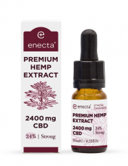 Enecta CBD ヘンプオイル 24%、2400 mg、10 ml