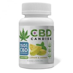 Euphoria Caramelos CBD Limón y hierbas 150 mg CBD, 15 uds x 10 mg