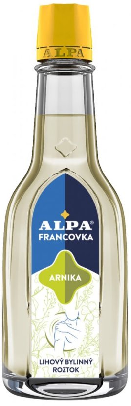 Alpa Francowka - Alkohol arnikowy, ziołowy roztwór 60 ml, op. 12 szt
