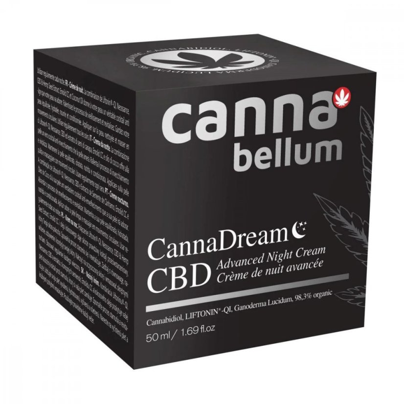 Cannabellum CBD CannaDream gelişmiş gece kremi, 50 ml