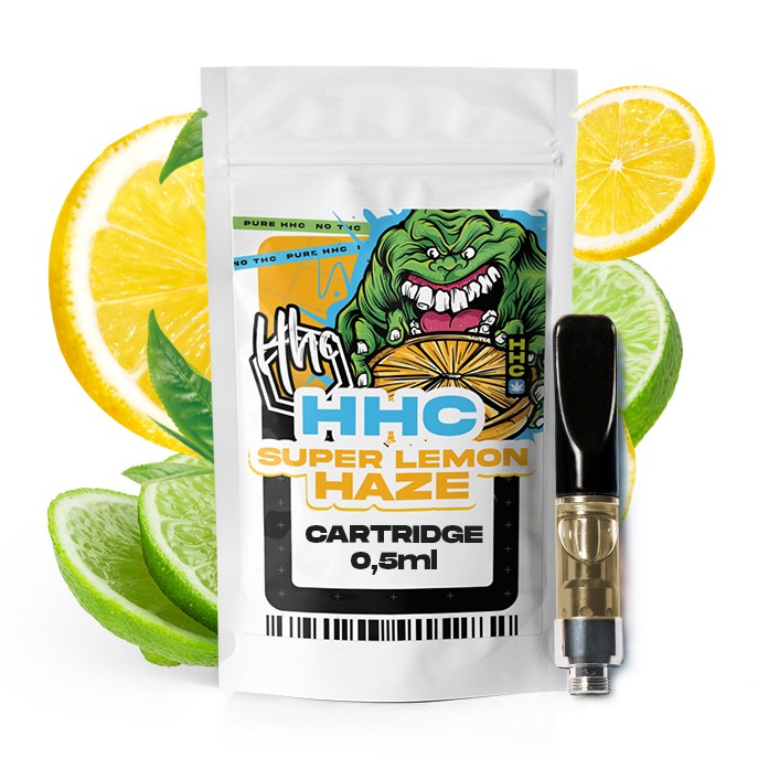 Czech CBD HHC kasetne Super citronu migla, 94 %, 0,5 Jr