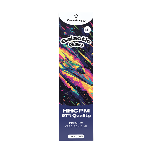 Canntropy HHCPM Vape Pen Galactic Gas, HHCPM 97% calitate, 2 ml