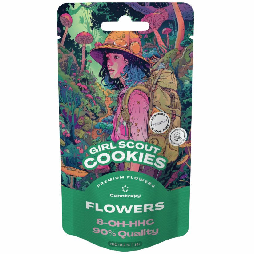 Canntropy Galletas Flower Girl Scout de 8-OH-HHC, 8-OH-HHC 90 % de calidad, 1 g - 100 g