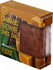 Cannabis Fudge Brownie Deluxe -pakkaus (keskikokoinen sativa-maku) - laatikko (24 pakkausta)