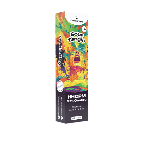 Canntropy HHCPM Vape Pen Sour Tangie, HHCPM 97% kvalitāte, 2 ml