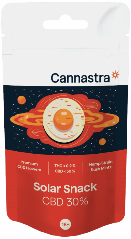 Cannastra Snack Solaire Fleurs CBD, CBD 30 %, 1 g - 100 g