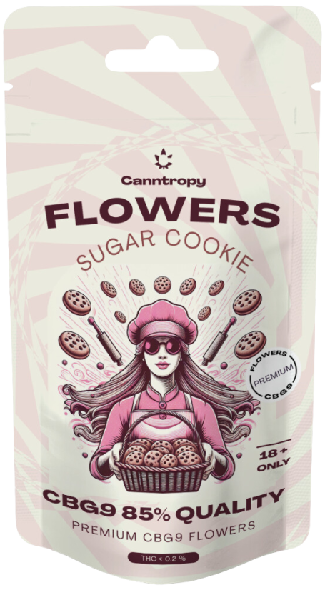 Canntropy CBG9 Flower Socker Cookie, CBG9 Kvalitet 85 %, 1 g - 100 g