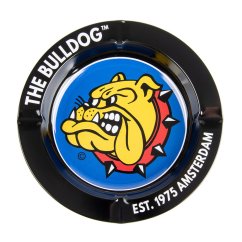 Cinzeiro de metal preto original The Bulldog