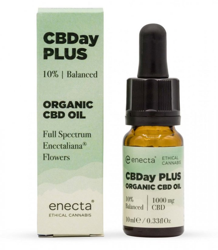 *Enecta CBDay Plus Balanced Full Spectrum CBD olje 10%, 1000 mg, 10 ml