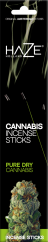 Haze Cannabis Incense Sticks Pure Dry Cannabis - Χαρτοκιβώτιο (6 συσκευασίες)